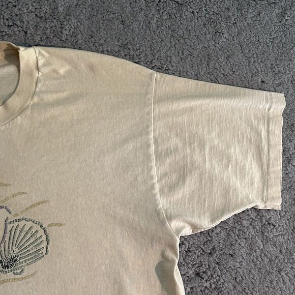 Vintage Fruit Of The Loom Myrtle Beach Mens Size XL Single Stitch Yellow - Picture 8 of 16